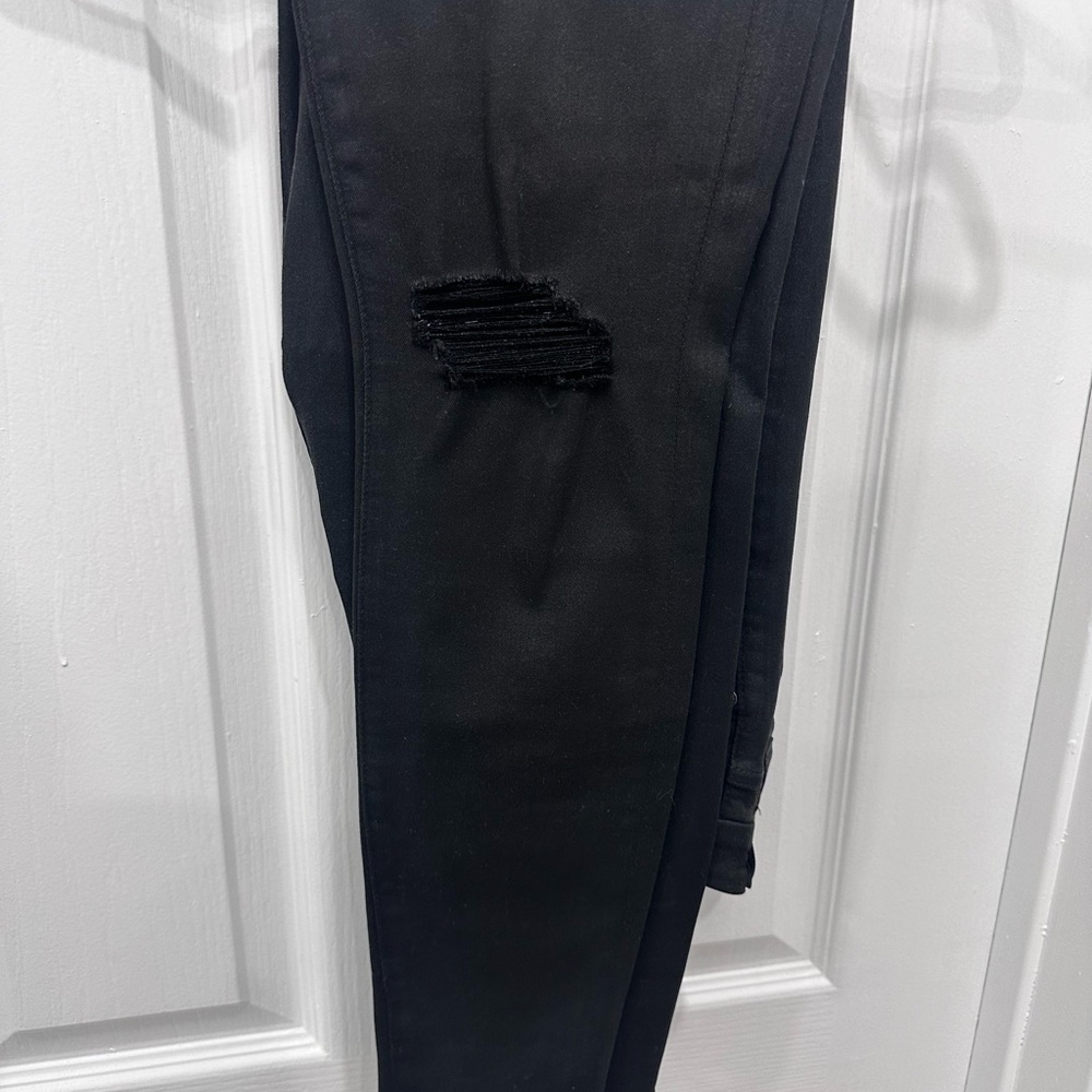 7 for mankind distressed super skinny oil wash - Picture 5 of 6